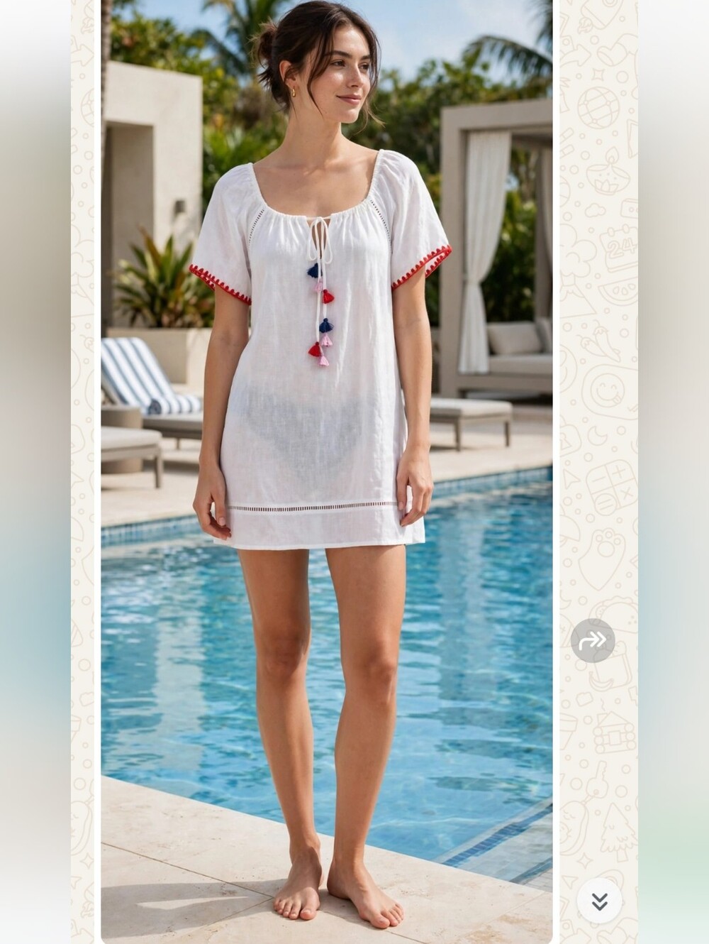 J. Crew swimsuit cover up/ Tunic top